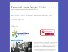 Tablet Screenshot of emmanuelhouse.org.uk